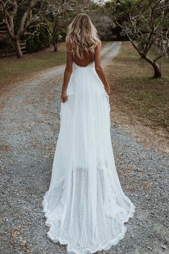 Long Prom Dresses Cute Girl Simple Elegant Wedding Dresses cg23723