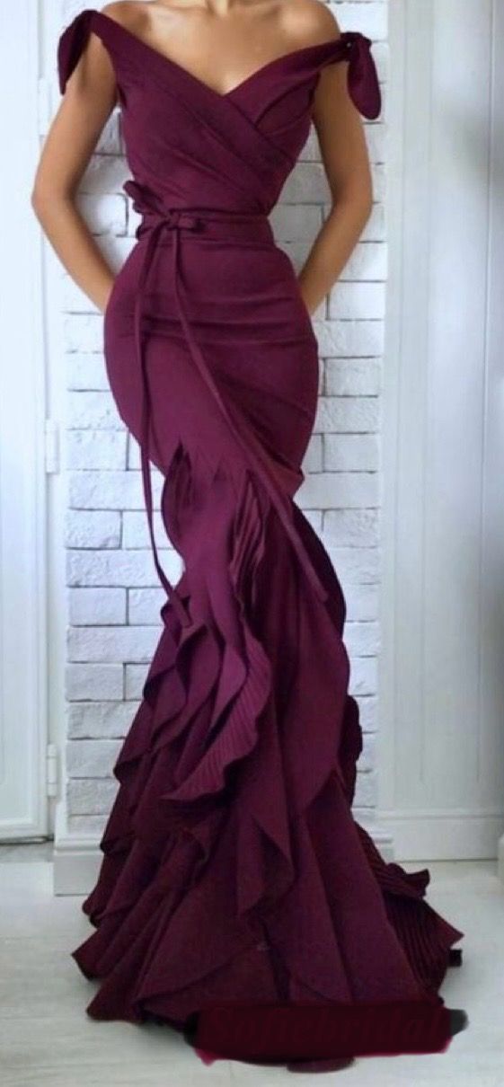 Off the shoulder long prom dress , mermaid prom dress cg13090