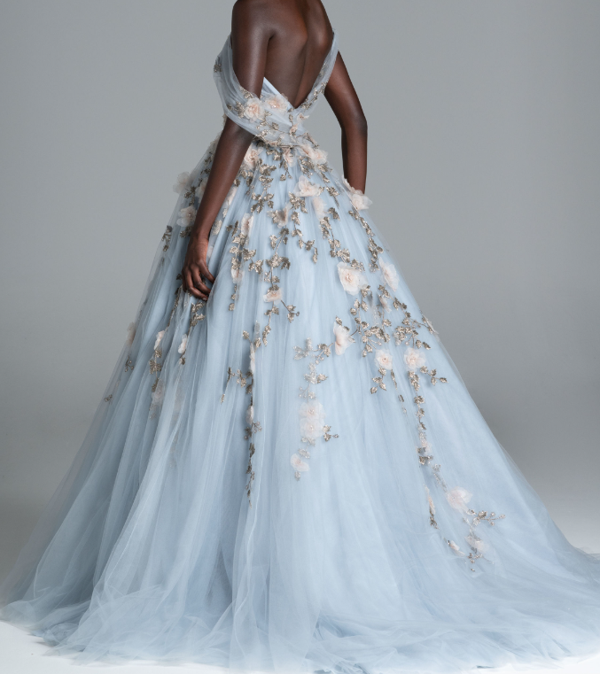 Tulle Ball Gown with Lace Prom Dress evening dress cg16408