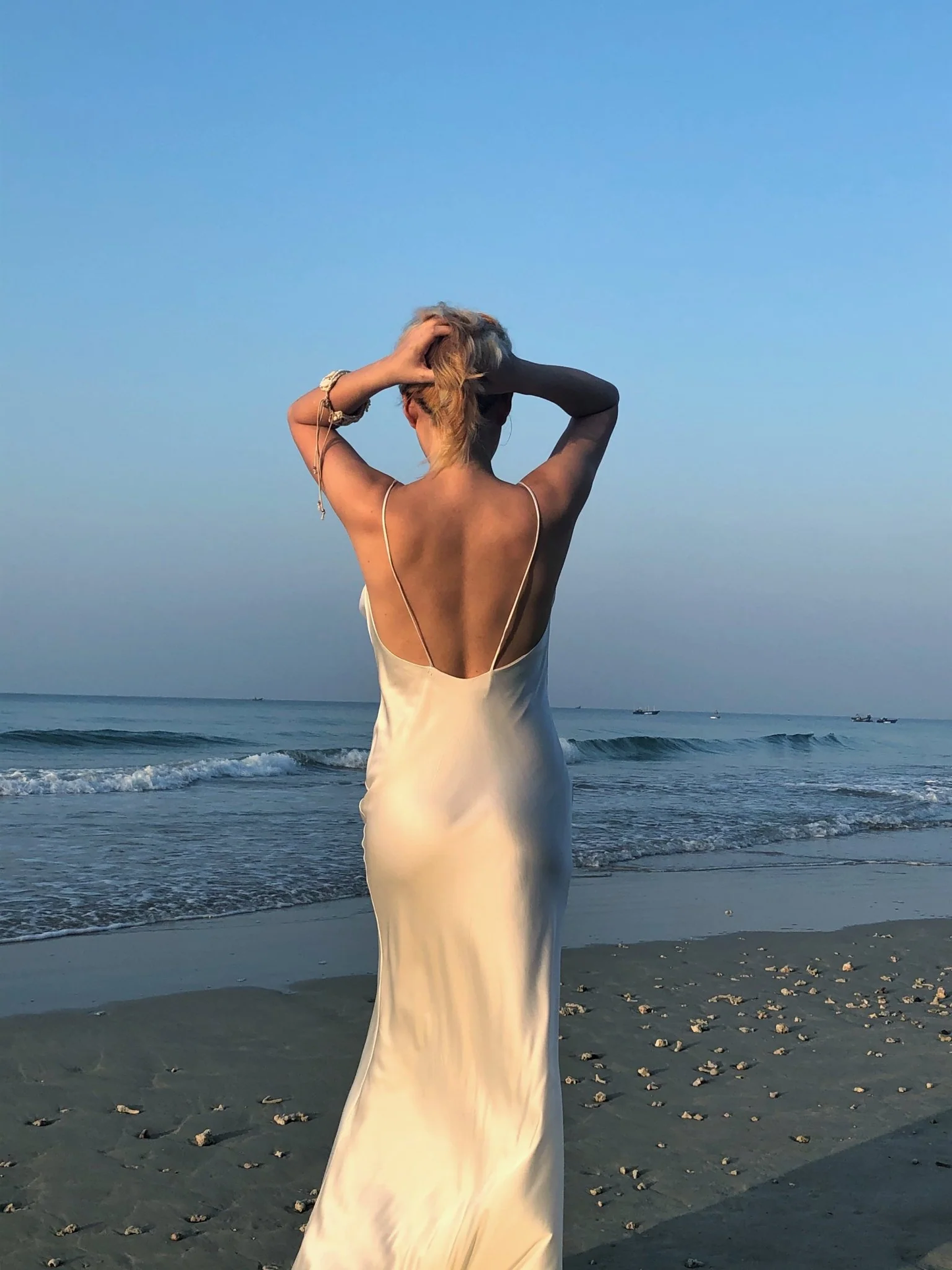 White A-Line Long Prom Dresses Formal Evening Gowns cg17120