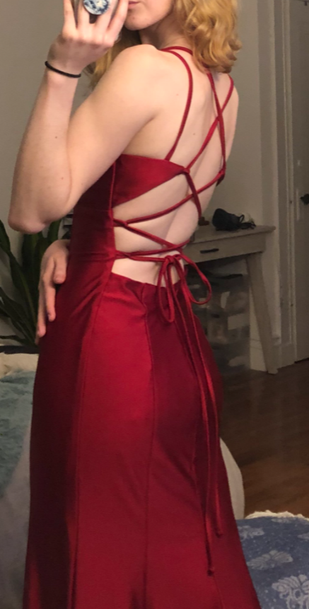 Spaghetti Straps Mermaid Long Prom Dress cg23979