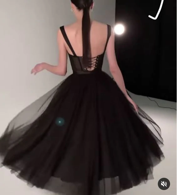 black prom dress, evening dress cg22394