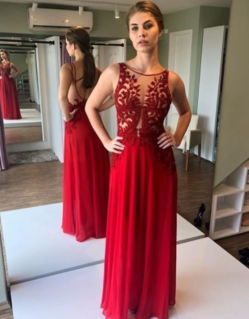 Red Lace New Style prom dress ,sexy prom dress cg12997
