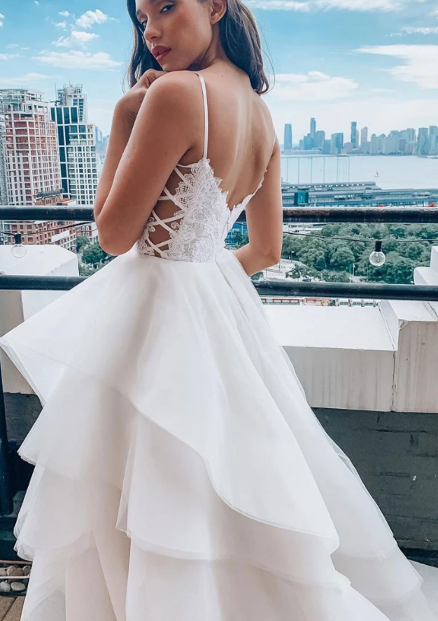 White sweetheart tulle lace long prom dress tulle formal dress cg13262
