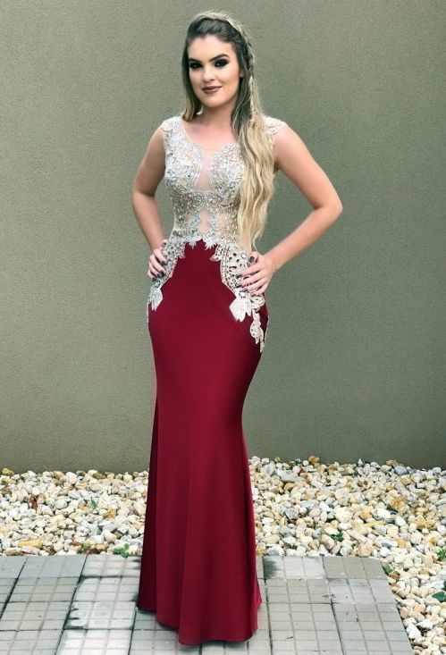 V Neck Mermaid Long Prom Dress cg13417