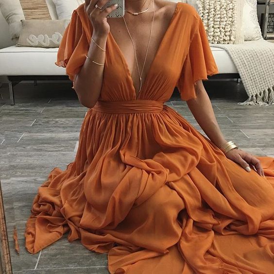 Charming Prom Dress,Chiffon Evening dress cg1593