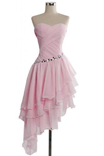 Pink Dress,Chiffon homecoming Dress,Cheap homecoming Dress,Party Dresses cg1883