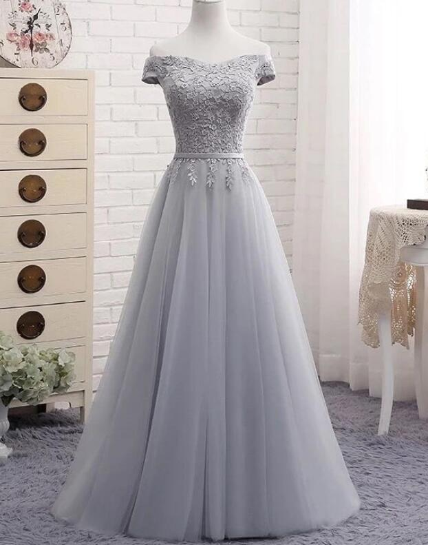 Lovely Simple Sweetheart Off Shoulder Long Party prom Dress, A-Line Floor Length Bridesmaid Dress cg21792