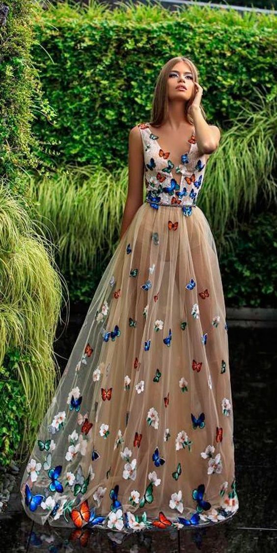 Deep V Neck Prom Dress,Sexy Prom Dress,Cheap Evening Dress,Custom Made,Party Gown cg610