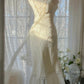 Vintage Evening Dresses, Ivory Sleeveless Party Gowns  cg25522