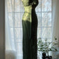 Vintage Green Evening Dresses, Sleeveless Long Party Gowns  cg25513