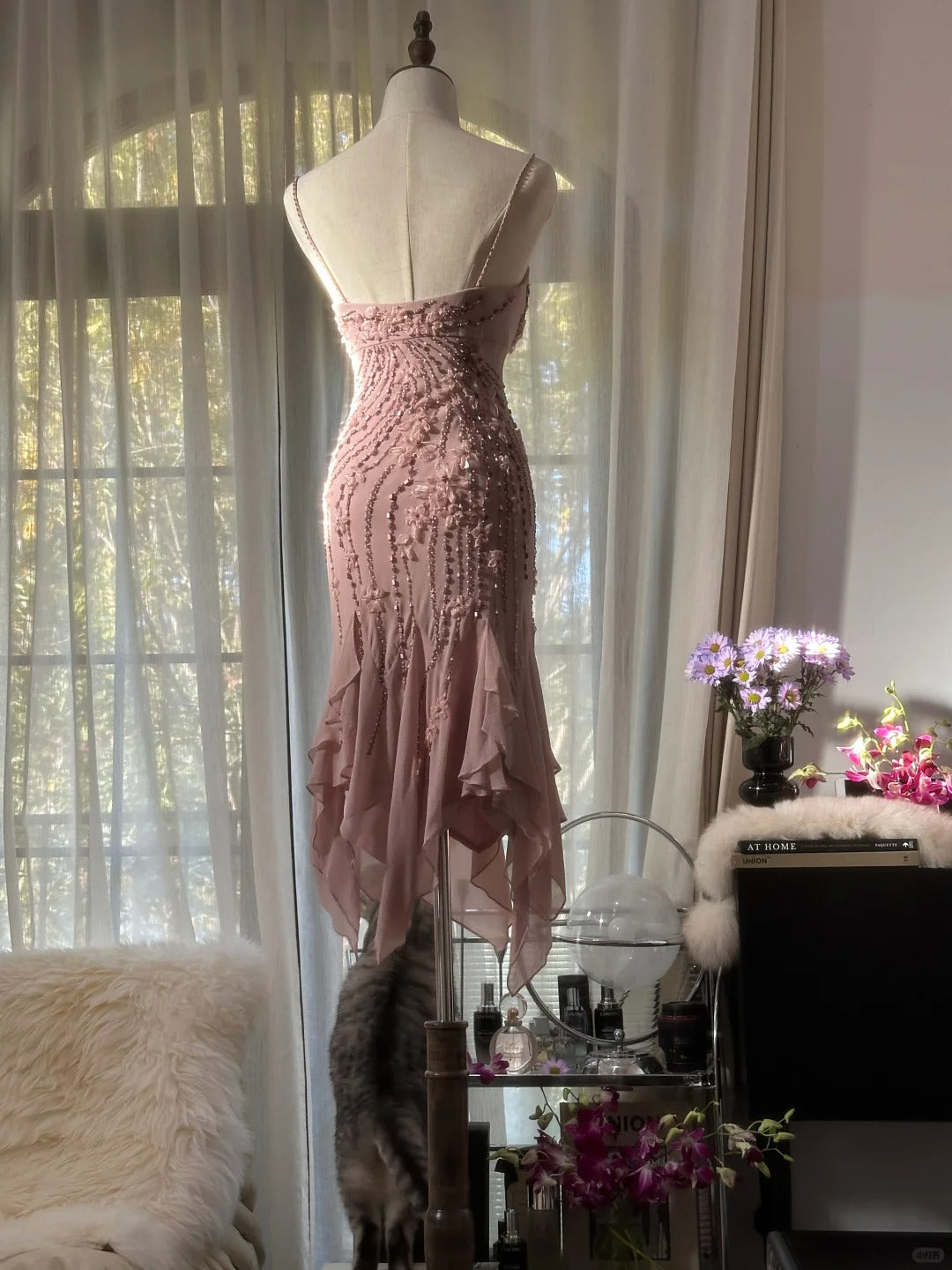 Pink Short Party Dress Short Evening Dress      cg25511
