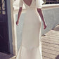 white party dress half sleeve evening dress v neck prom dress cg1329