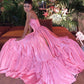 Pink Prom Dress Women Sexy Dresses Elegant Party Dress      cg24926