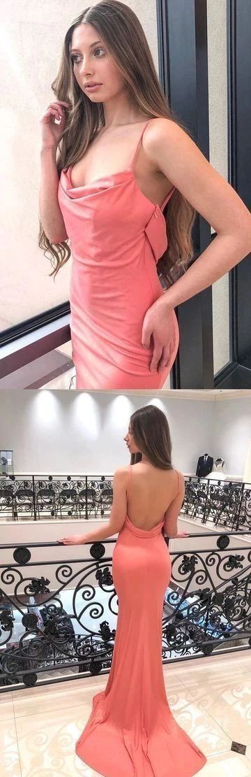 Sexy Mermaid Backless Long Prom Dress, Evening Party Dress    cg12442