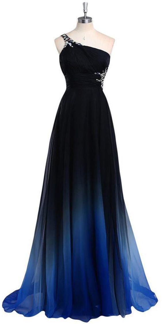 One Shoulder Chiffon Prom/Evening Dress  cg1253