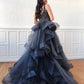 Amazing Lace Beaded V-Neck Mermaid Evening Dress Long Prom Dress    cg13242