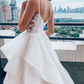 White sweetheart tulle lace long prom dress tulle formal dress   cg13262