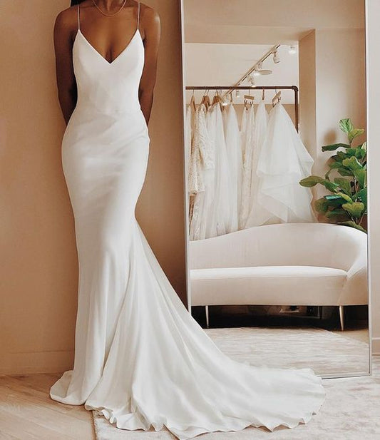 Sexy Backless Wedding Dress prom dress    cg17123