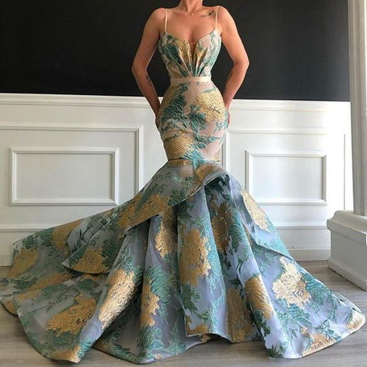 Unique Sleeveless Prom Dress evening gown    cg19101