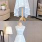 Nice Pink, High Low, Lace Dress Pink, High Low Dress, Lace Dress ,homecoming dress cg206