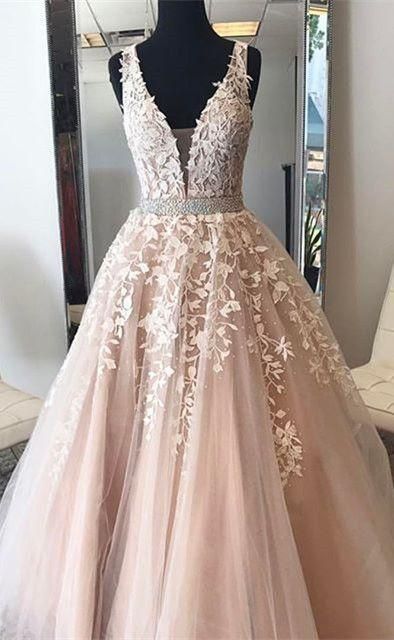 Lace Prom Dresses Long Formal Dress, Evening Dress, Dance Dresses, Graduation Party Dress         cg23272
