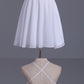 2019 White Halter Homecoming Dresses A Line Chiffon & Lace Short/Mini dress cg243