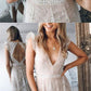 A-Line Deep V-Neck Asymmetry Cap Sleeves Pink Lace homecoming Dress with Ruffles  cg318