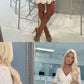 Sheath Off-the-Shoulder Bell Sleeves Short White Lace Homecoming Cocktail Dress ,cute homecoming dress cg383