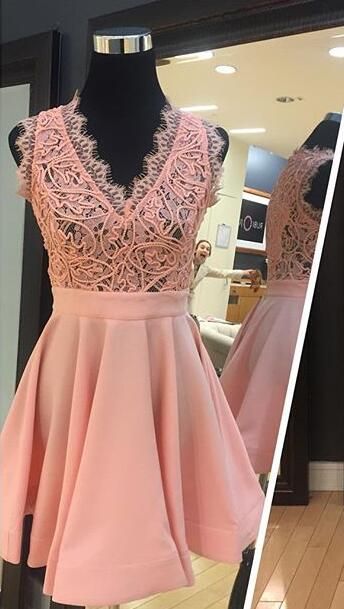 homecoming dress, short homecoming dress, pink homecoming dress cg5491
