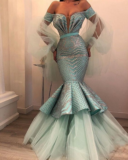 2020 new arrive mermaid prom dress women fashion gown  cg5851