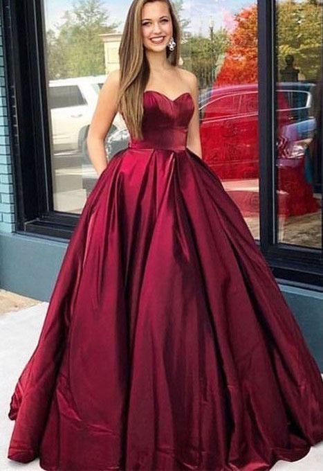 Strapless Long Prom Dresses Evening Gowns for Women  cg5919