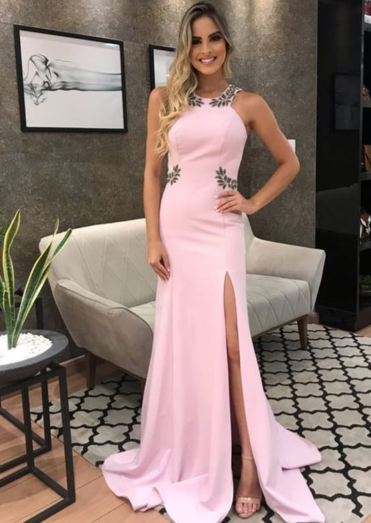 A Line Pink Formal Evening Gown Party prom Dress  cg6568