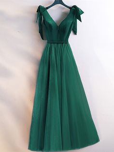 Sexy green Prom Dress Long Evening Dress, Party Dress  cg7352